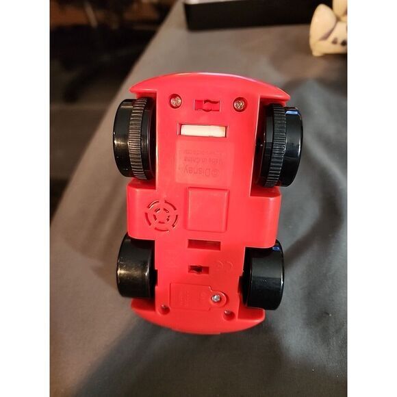 Nice DISNEY HAP-P-KID Toy MICKEY MOUSE In‎ His Red Car, Push Down And He Moves - Picture 8 of 8